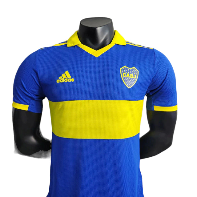 Camisa Boca Juniors I (Home) 23/24 - Jogador Masculina - Azul e Amarelo