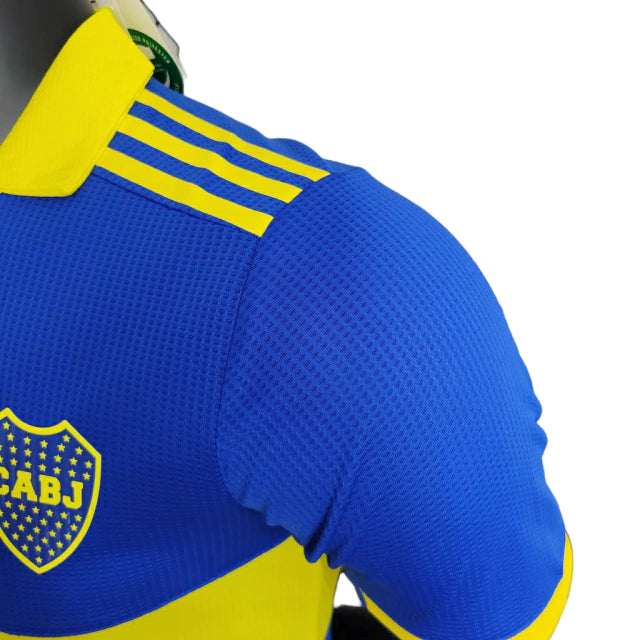 Camisa Boca Juniors I (Home) 23/24 - Jogador Masculina - Azul e Amarelo