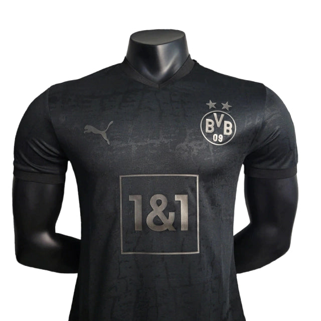 Camisa Borussia Dortmund 23/24 - Jogador Masculina - Preto