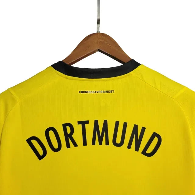 Camisa Borussia Dortmund I (Home) 23/24 - Torcedor Masculina - Amarelo - Manto Elegante