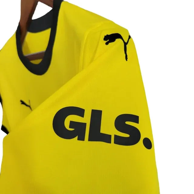 Camisa Borussia Dortmund I (Home) 23/24 - Torcedor Masculina - Amarelo - Manto Elegante