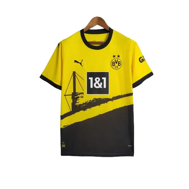 Camisa Borussia Dortmund I (Home) 23/24 - Torcedor Masculina - Amarelo - Manto Elegante