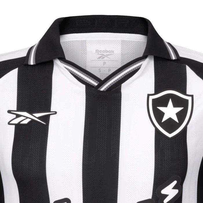 Camisa Botafogo I 25/26 - Torcedor Masculina - Preto e Branco
