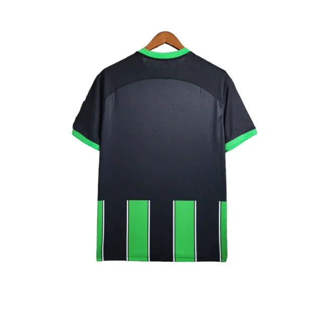 Camisa Brigthon II (Away) 23/24 - Torcedor Masculina - Preto e Verde - Manto Elegante
