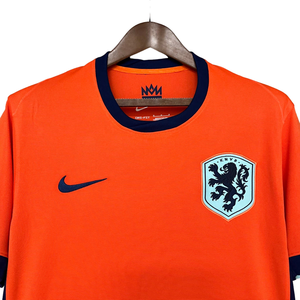 Camisa Seleção da Holanda I (Home) 24/25 - Torcedor Masculina - Laranja