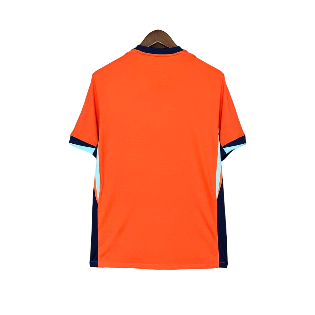 Camisa Seleção da Holanda I (Home) 24/25 - Torcedor Masculina - Laranja