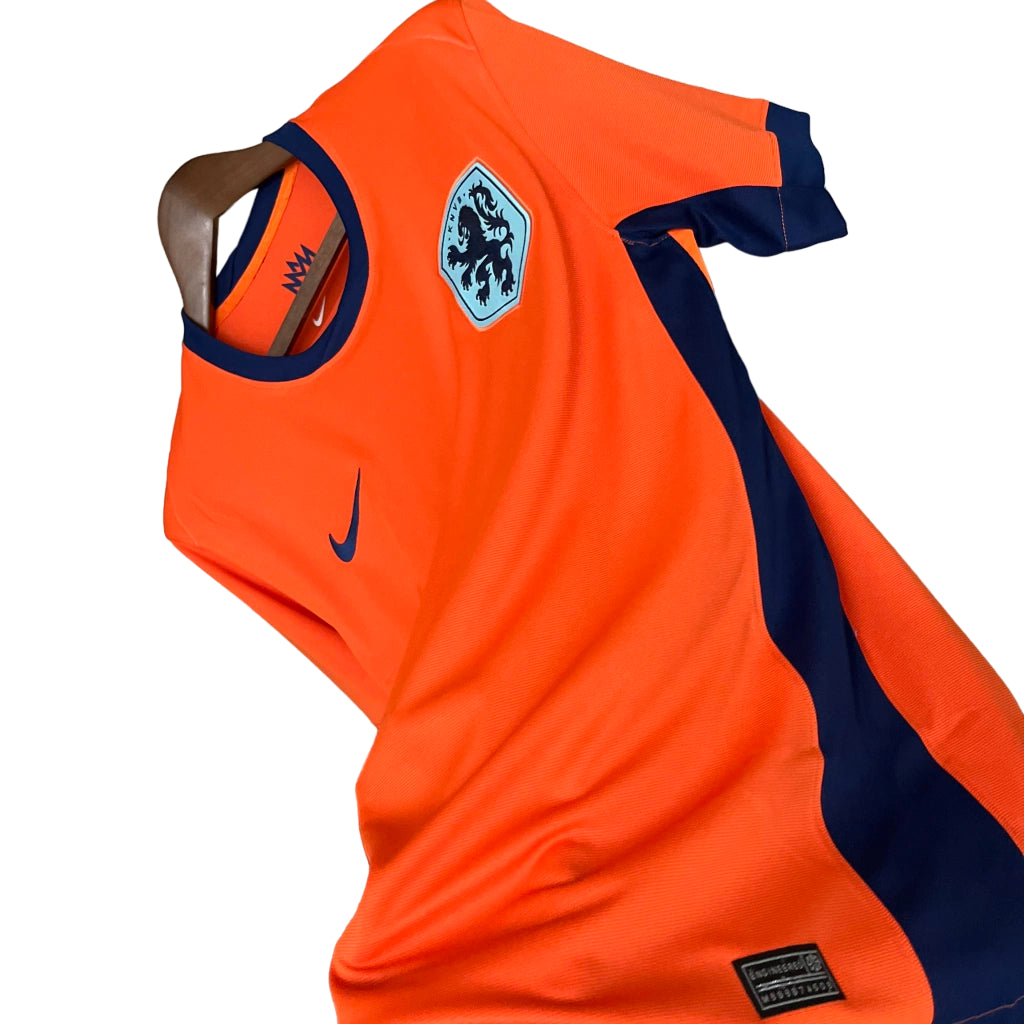 Camisa Seleção da Holanda I (Home) 24/25 - Torcedor Masculina - Laranja