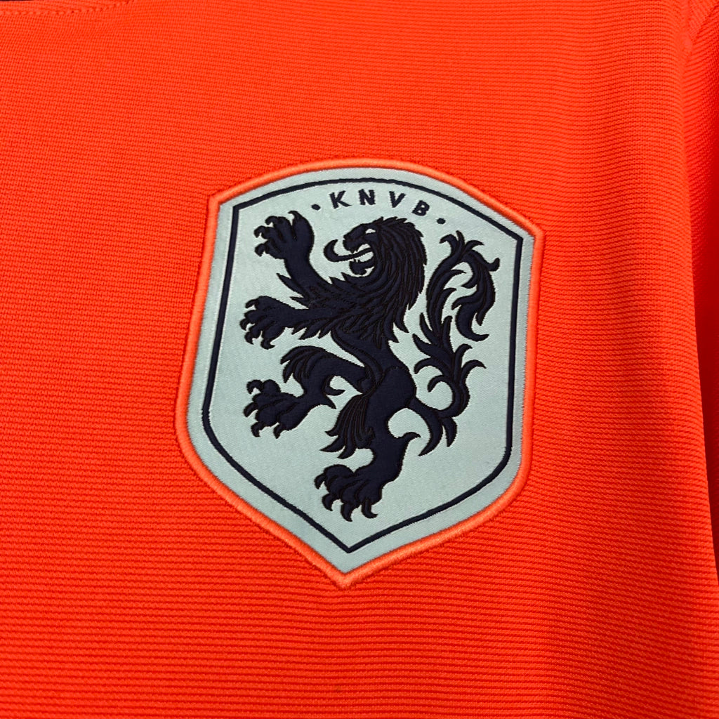 Camisa Seleção da Holanda I (Home) 24/25 - Torcedor Masculina - Laranja