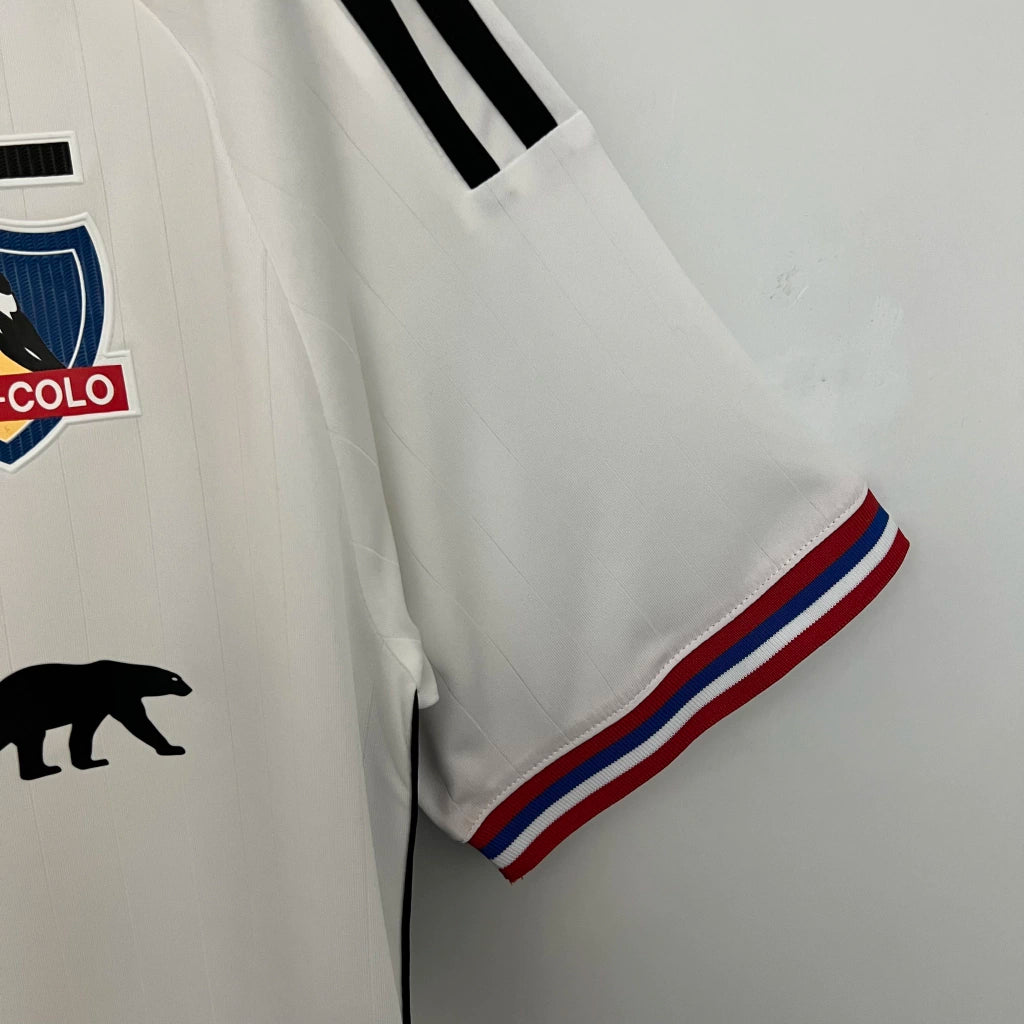 Camisa Colo-Colo I (Home) 23/24 - Torcedor Masculina - Branco - Manto Elegante