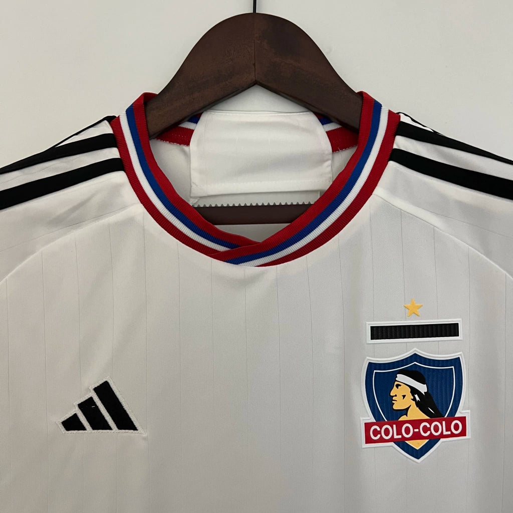 Camisa Colo-Colo I (Home) 23/24 - Torcedor Masculina - Branco - Manto Elegante