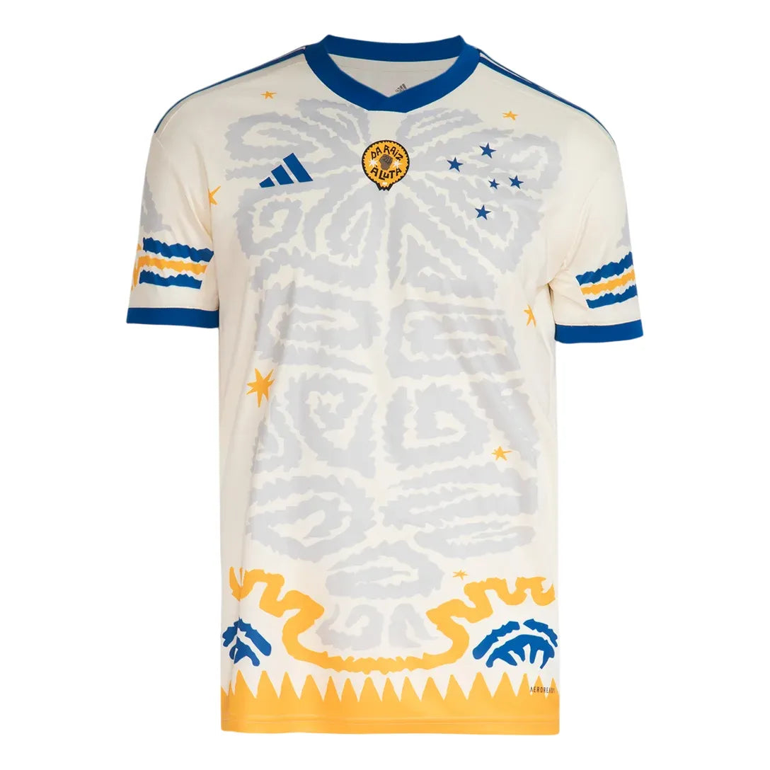 Cruzeiro Black Awareness Shirt 23/24 - Men's Fan - Beige