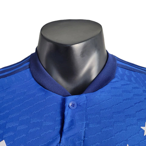 Camisa Cruzeiro I 23/24 - Jogador Masculina - Azul