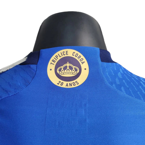 Camisa Cruzeiro I 23/24 - Jogador Masculina - Azul