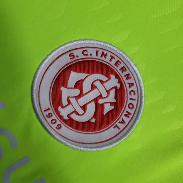 Camisa de Goleiro Internacional 23/24 - Torcedor Masculina - Verde Limão - Manto Elegante