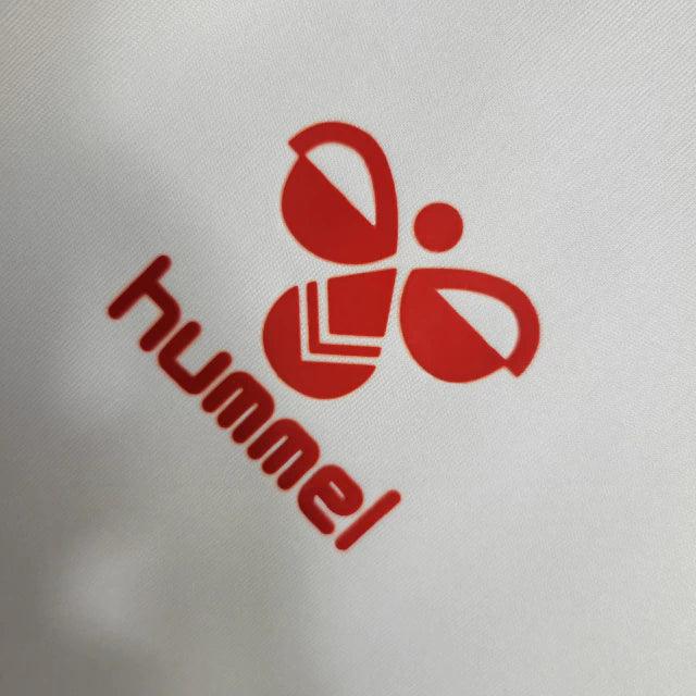 Camisa Seleção da Dinamarca II (Away) 23/24 - Torcedor Masculina - Branco - Manto Elegante