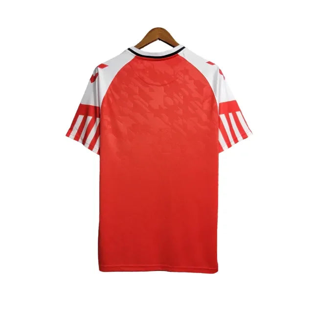 Camisa Seleção da Dinamarca I (Home) 23/24 - Torcedor Masculina - Vermelho - Manto Elegante