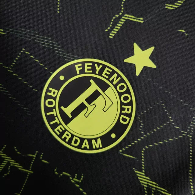 Camisa Feyenoord Edição Especial 23/24 - Torcedor Masculina - Preto - Manto Elegante