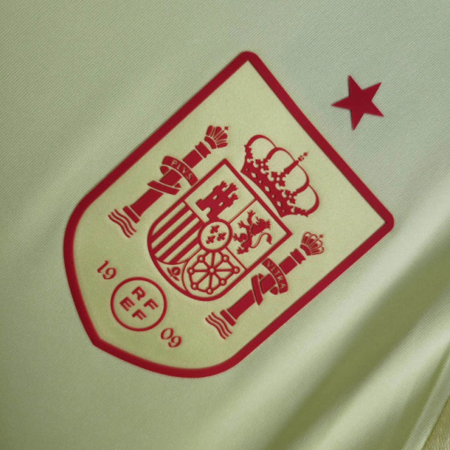 Camisa Seleção da Espanha II (Away) 24/25 - Torcedor Masculina - Amarelo
