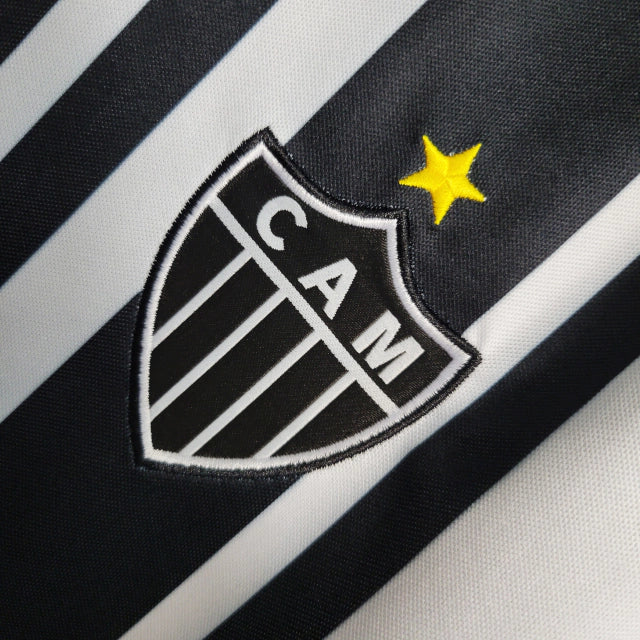 Camisa Atlético Mineiro I 23/24 - Torcedor Feminina - Preto e Branco