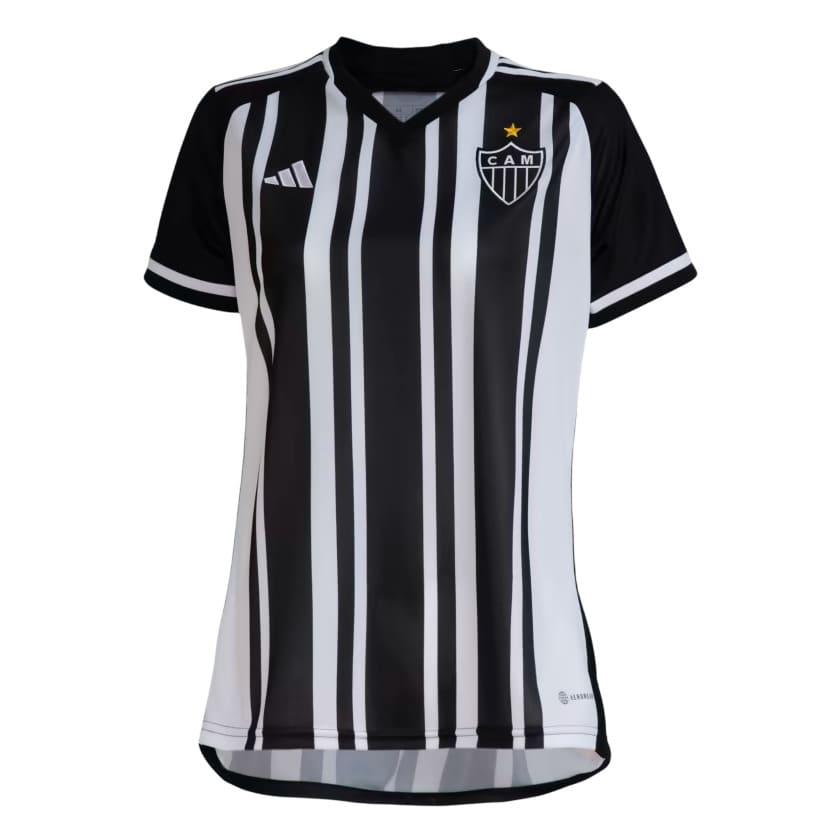 Camisa Atlético Mineiro I 23/24 - Torcedor Feminina - Preto e Branco
