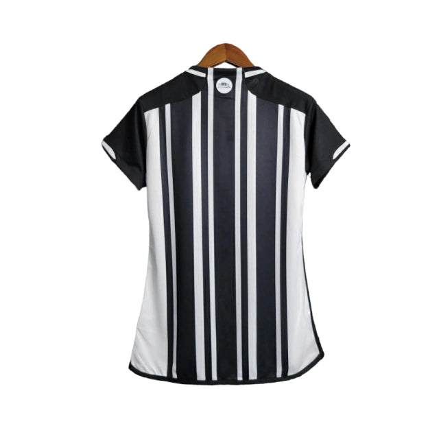 Camisa Atlético Mineiro I 23/24 - Torcedor Feminina - Preto e Branco