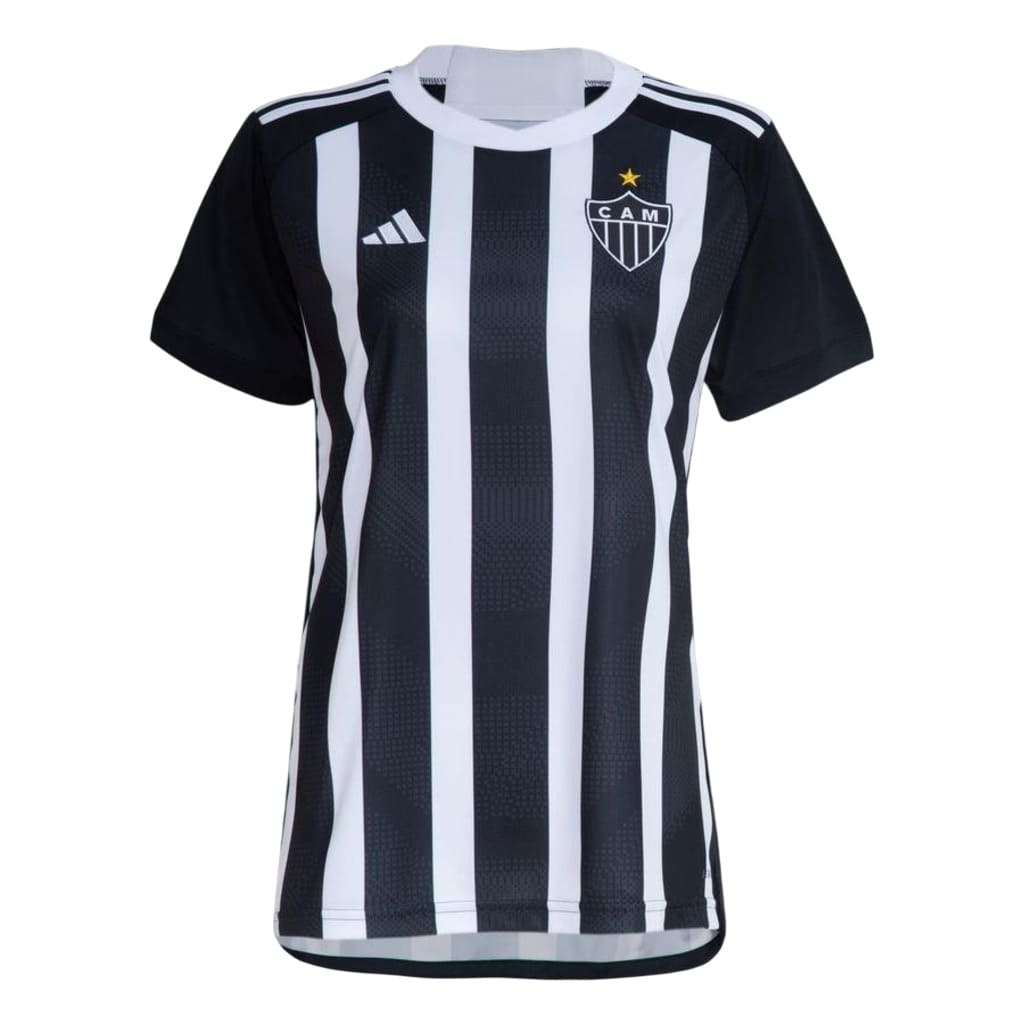 Camisa Atlético Mineiro I 24/25 - Torcedor Feminina - Preto e Branco