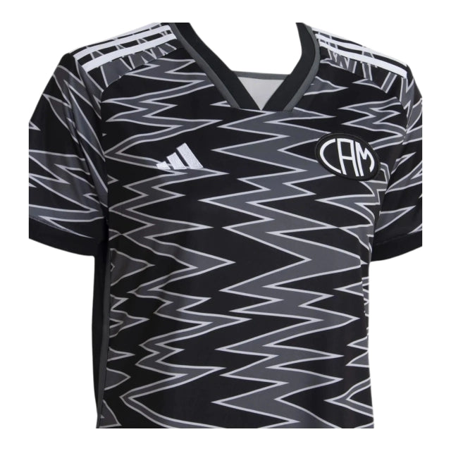 Camisa Atlético Mineiro III 24/25 - Torcedor Feminina - Preto e Cinza