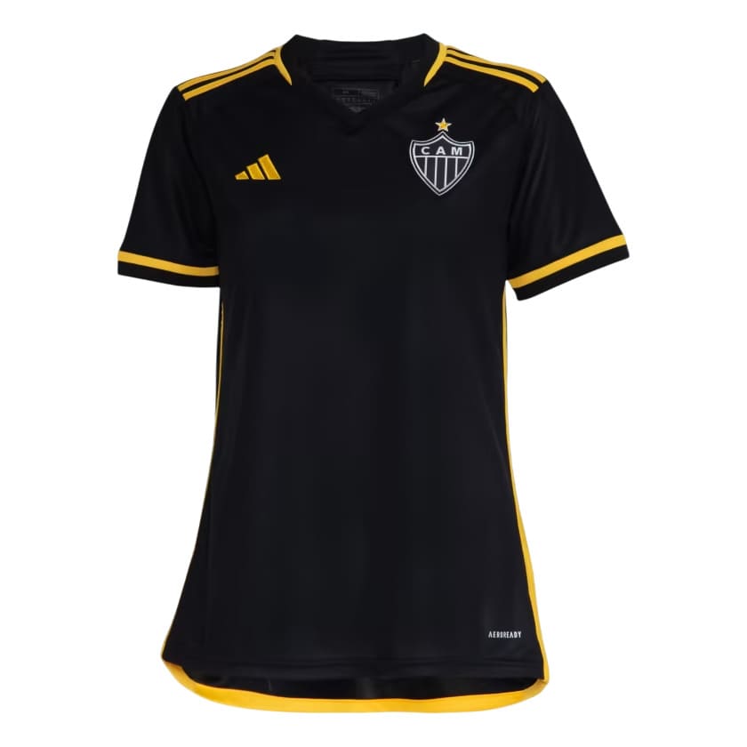 Camisa Atlético Mineiro III 23/24 - Torcedor Feminina - Preto