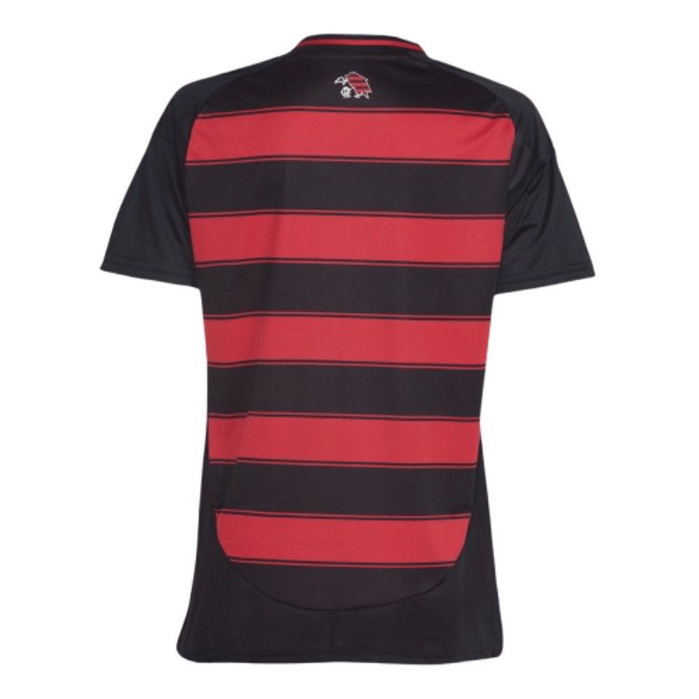 Camisa Flamengo I 25/26 - Torcedor Feminina - Vermelho e Preto