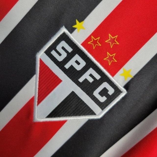 Camisa São Paulo II 23/24 - Torcedor Feminina - Tricolor - Manto Elegante