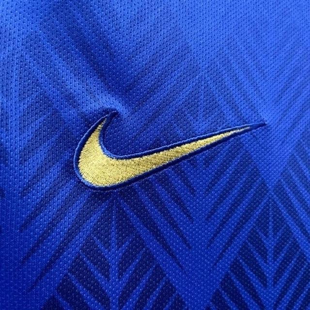 Camisa Seleção da Finlândia II (Away) 2022 - Torcedor Masculina - Azul - Manto Elegante