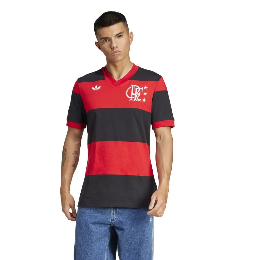 Camisa Flamengo Comemorativa Mundial 81 | 25/26 - Torcedor Masculina - Vermelho e Preto