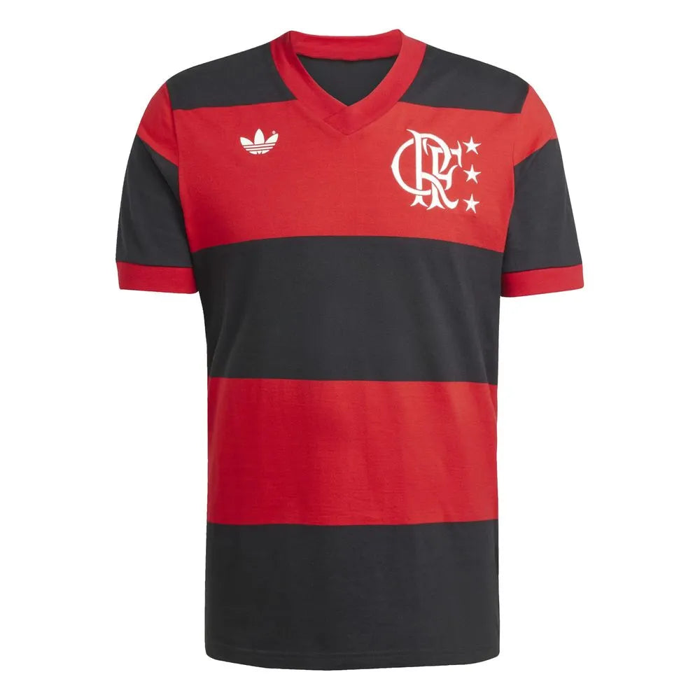 Camisa Flamengo Comemorativa Mundial 81 | 25/26 - Torcedor Masculina - Vermelho e Preto