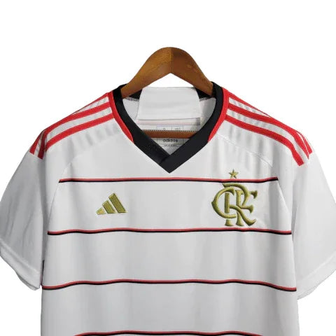 Camisa Flamengo II 23/24 - Torcedor Masculina - Branco - Manto Elegante