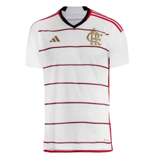 Camisa Flamengo II 23/24 - Torcedor Masculina - Branco - Manto Elegante
