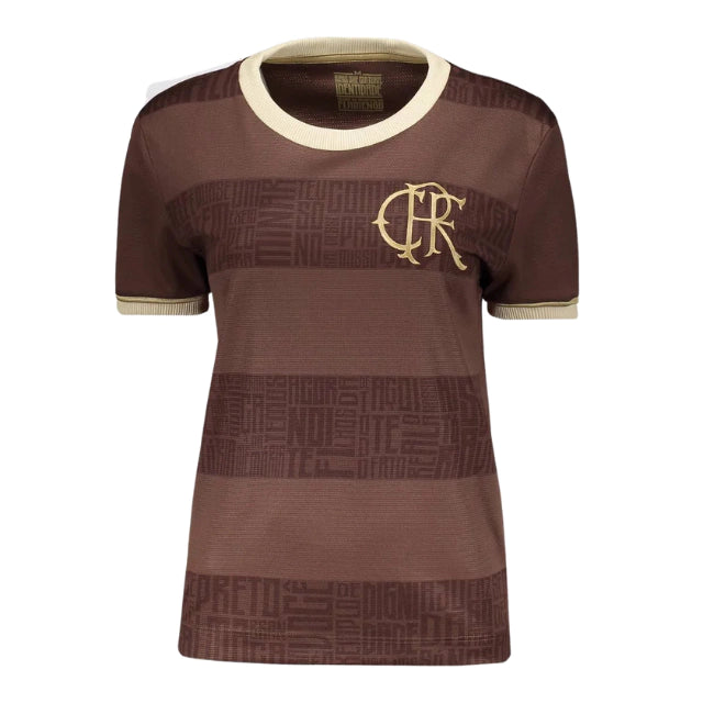 Flamengo Black Awareness Shirt 24/25 - Women's Supporter - Brown