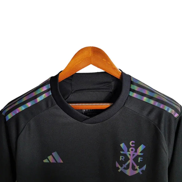 Camisa Flamengo III 23/24 - Torcedor Masculina - Preto - Manto Elegante