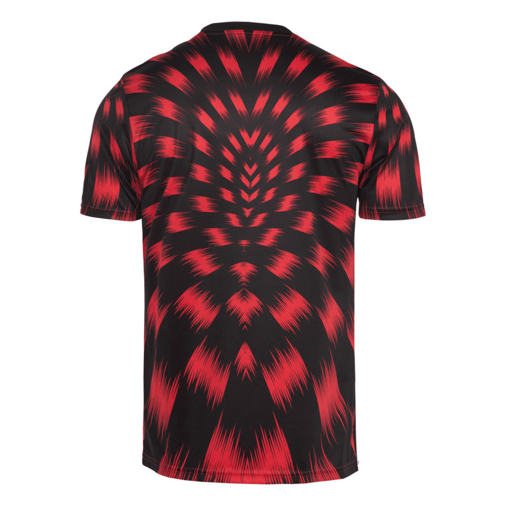 Camisa Pré Jogo Flamengo 25/26 - Torcedor Masculina - Vermelha e Preta