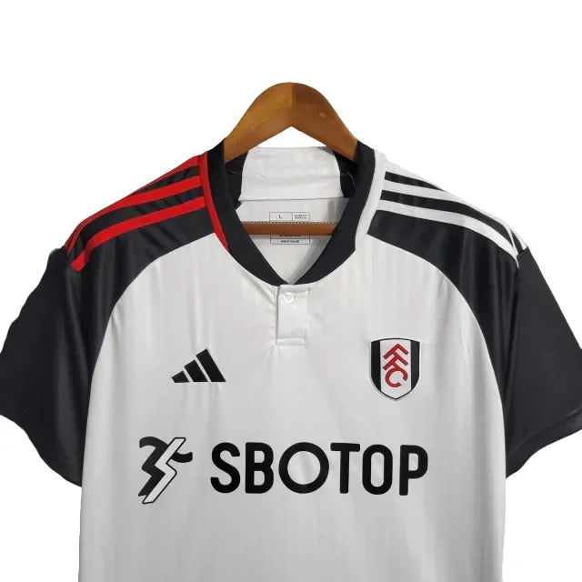 Camisa Fulham I (Home) 23/24 - Torcedor Masculina - Branco - Manto Elegante