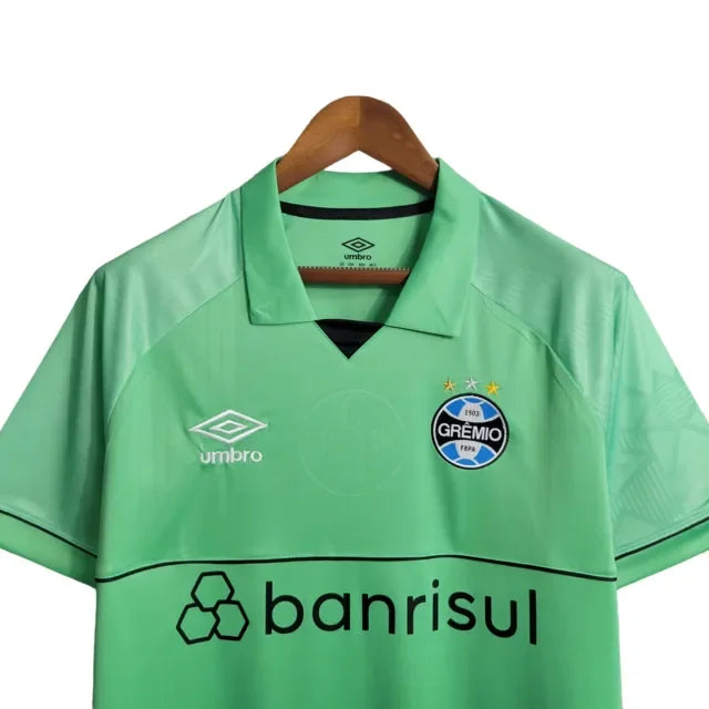 Camisa de Goleiro Grêmio 23/24 - Torcedor Masculina - Verde - Manto Elegante