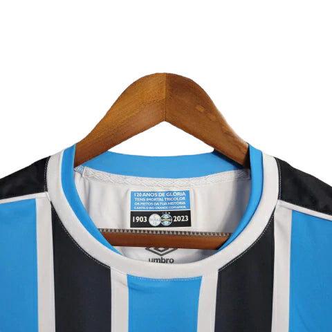 Camisa Manga Longa Grêmio I 23/24 - Torcedor Masculina - Azul - Manto Elegante