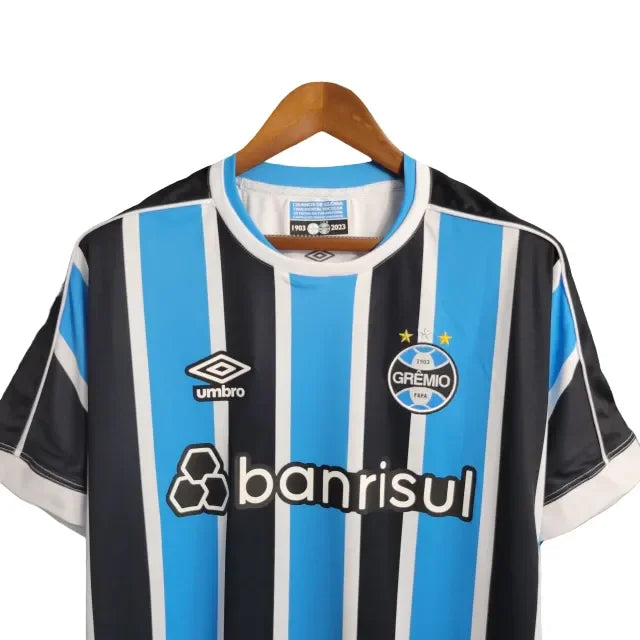 Camisa Grêmio I 23/24 - Torcedor Masculina - Azul - Manto Elegante