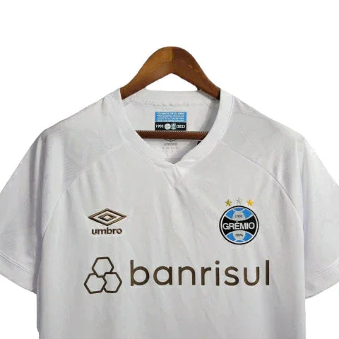 Camisa Grêmio II 23/24 - Torcedor Masculina - Branco - Manto Elegante