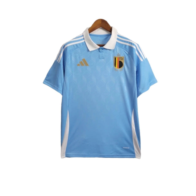 Camisa Seleção da Bélgica II (Away) 24/25 - Torcedor Masculina - Azul - Manto Elegante