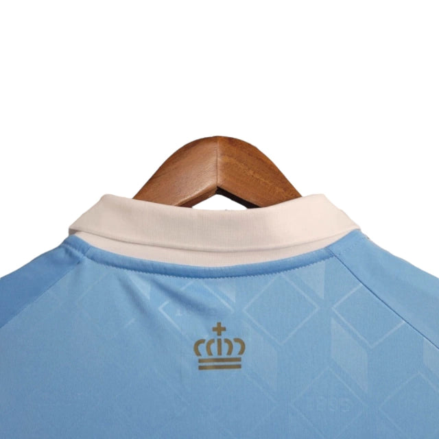 Camisa Seleção da Bélgica II (Away) 24/25 - Torcedor Masculina - Azul - Manto Elegante