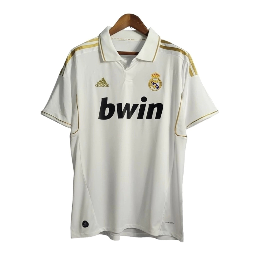 Camisa Retrô Real Madrid I Cristiano Ronaldo #7 2011 - Torcedor Masculina - Branco