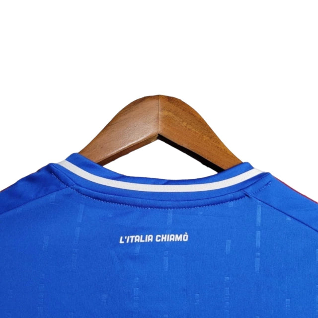 Camisa Seleção da Itália I (Home) 24/25 - Torcedor Masculina - Azul - Manto Elegante