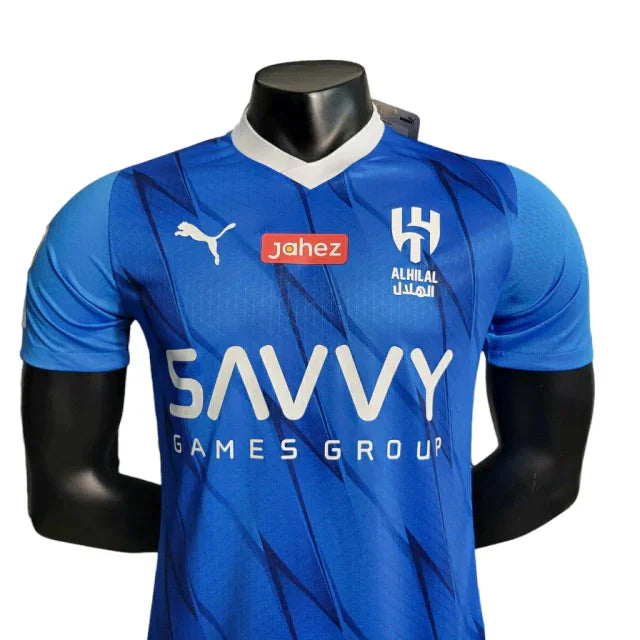 Camisa Al-Hilal I (Home) 23/24 - Jogador Masculina - Azul - Manto Elegante