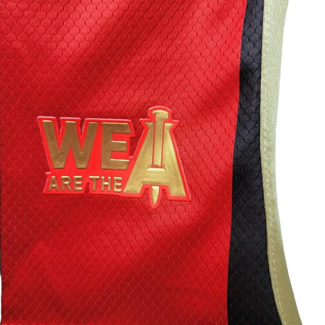 Camisa Atlanta United I (Home) 23/24 - Jogador Masculina - Vermelho e Preto - Manto Elegante