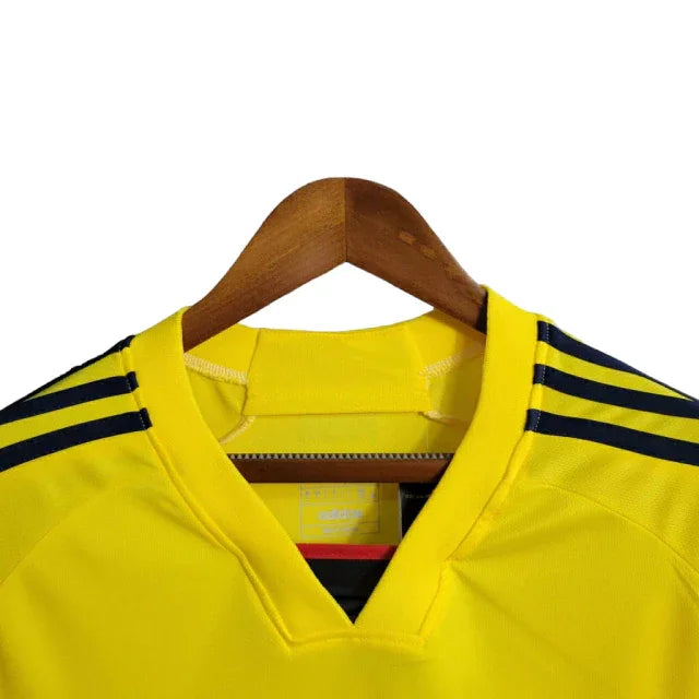 Camisa Seleção da Colômbia I (Home) 23/24 - Torcedor Masculina - Amarelo - Manto Elegante